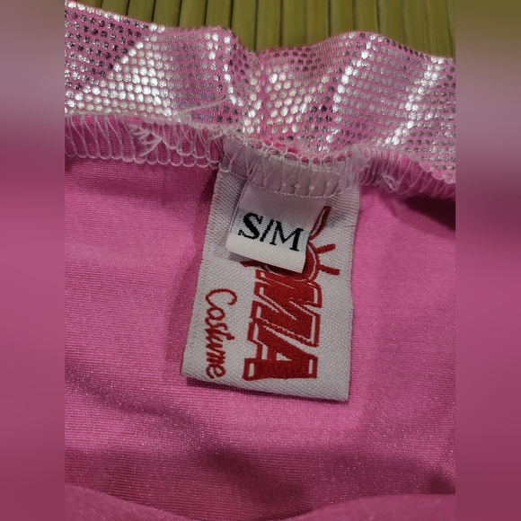 Pink Glitter S/M High Waisted Hot Pants - Picture 4 of 6